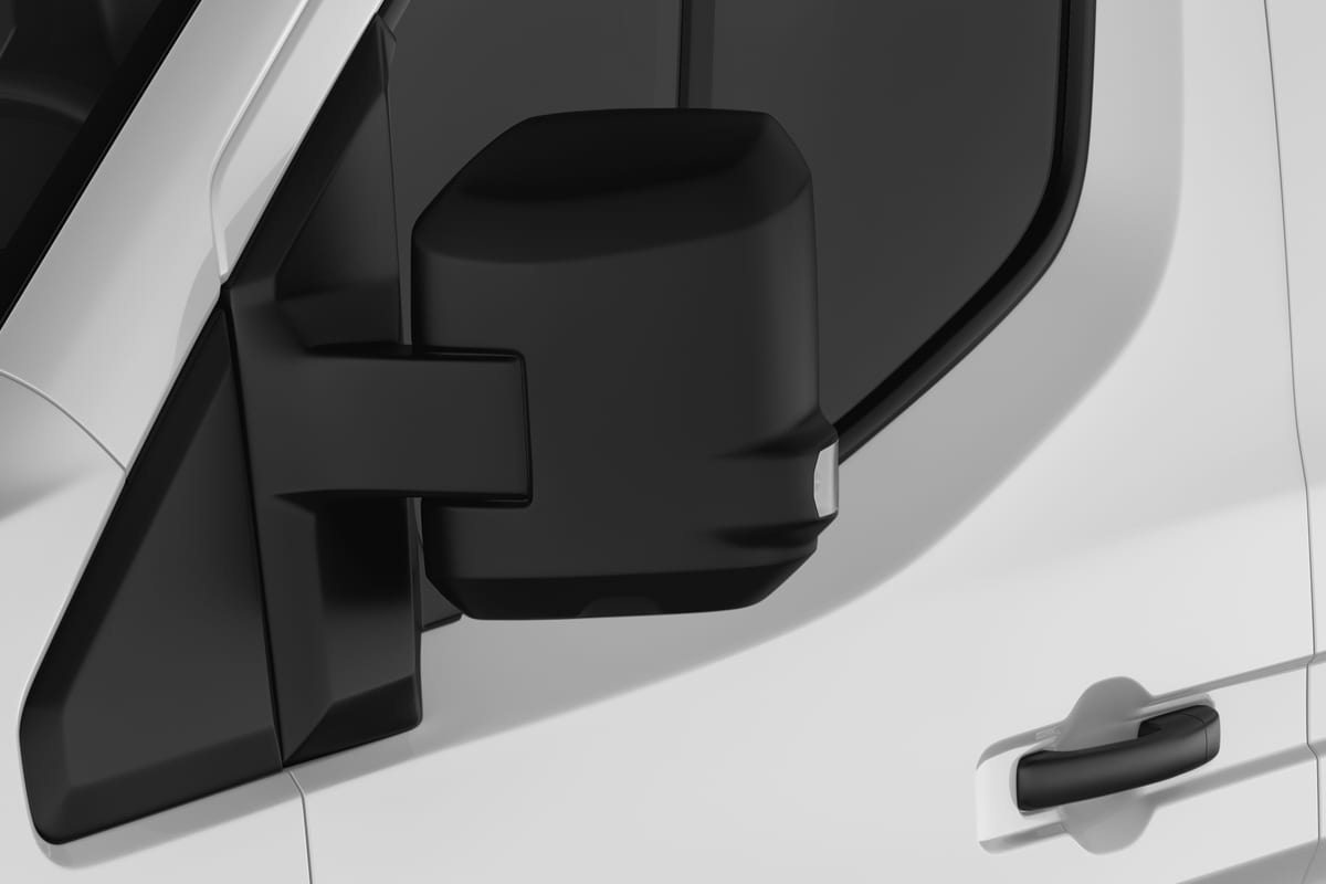 Rückspiegel eines Renault Master Normal Kastenwagen