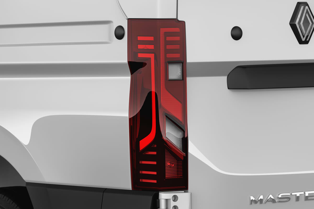 Heckleuchten eines Renault Master Normal Kastenwagen