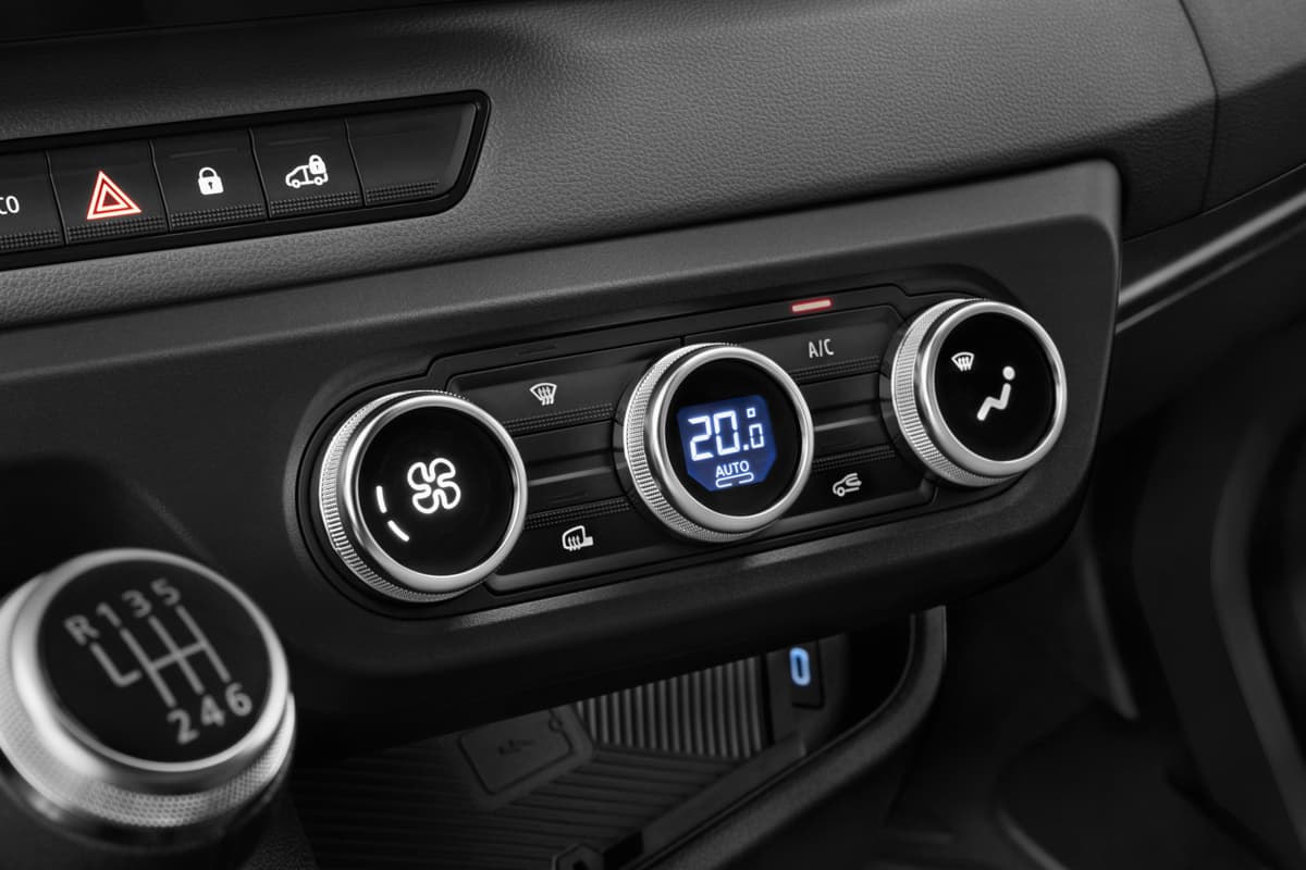 Klimasteuerung eines Renault Master Normal Kastenwagen