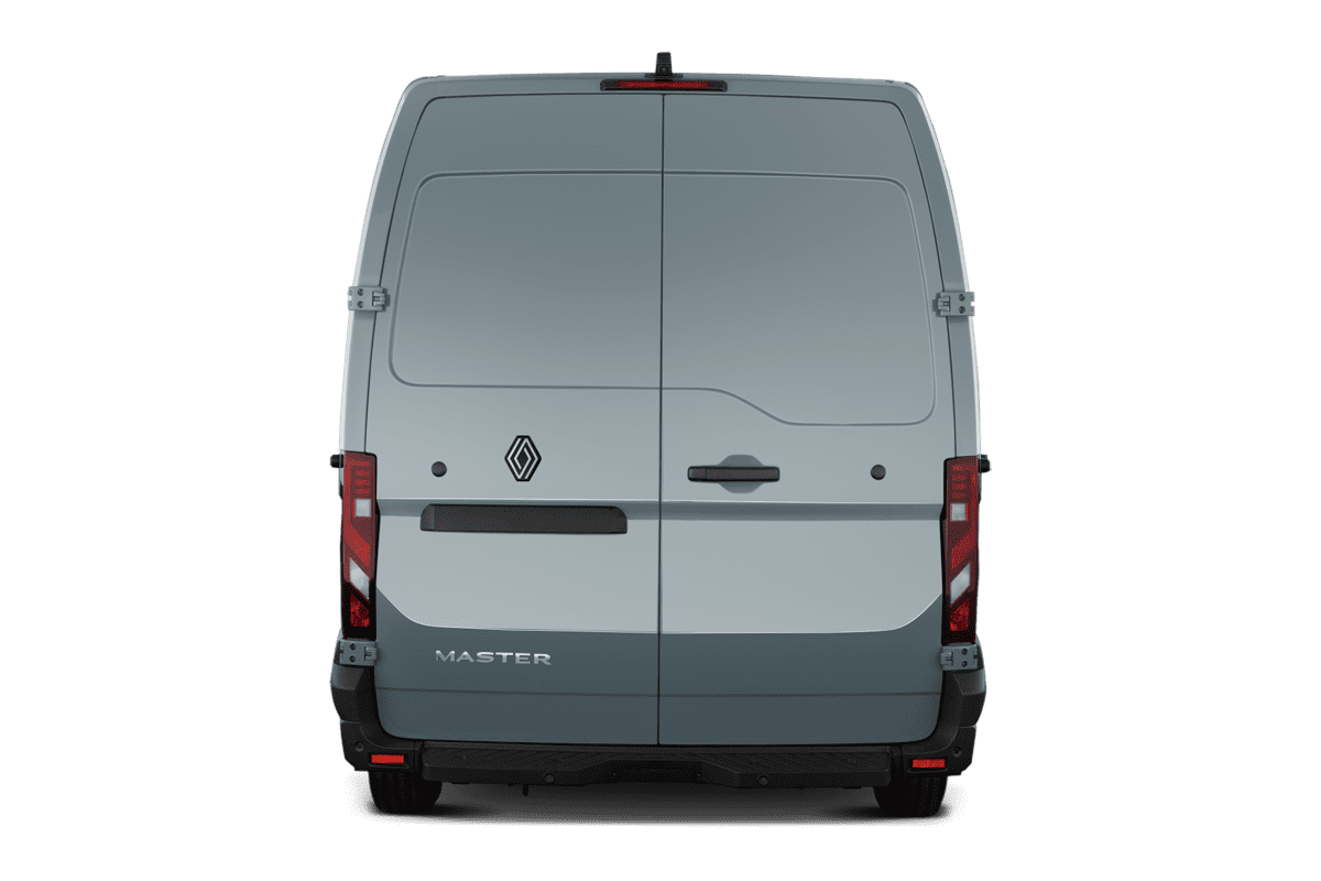 Heckansicht eines Renault Master Normal Kastenwagen
