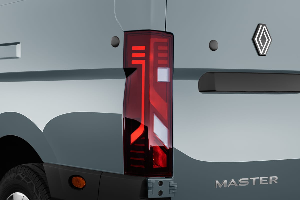 Heckleuchten eines Renault Master Normal Kastenwagen