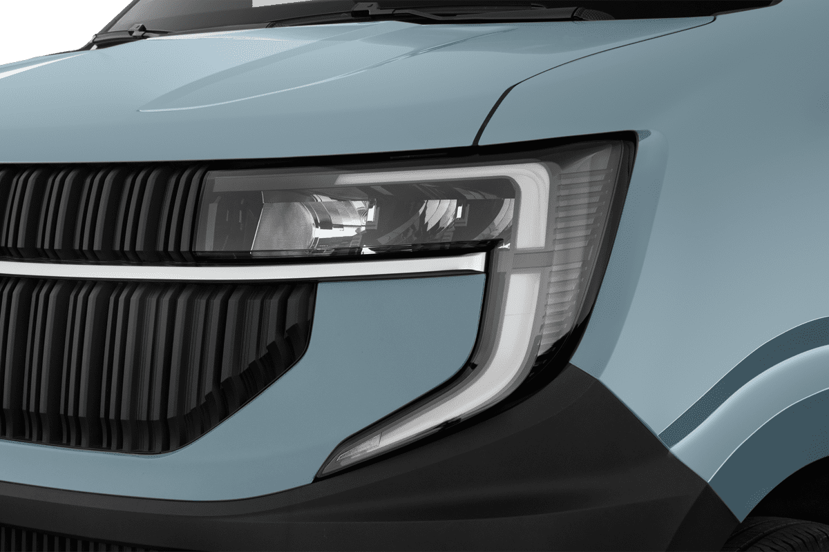 Frontscheinwerfer eines Renault Master E-Tech