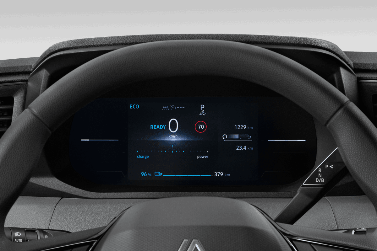 Kombiinstrument eines Renault Master E-Tech