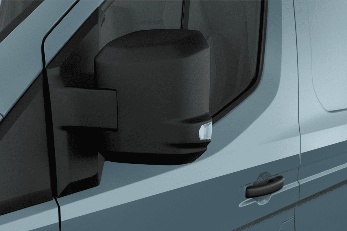 Rückspiegel eines Renault Master E-Tech