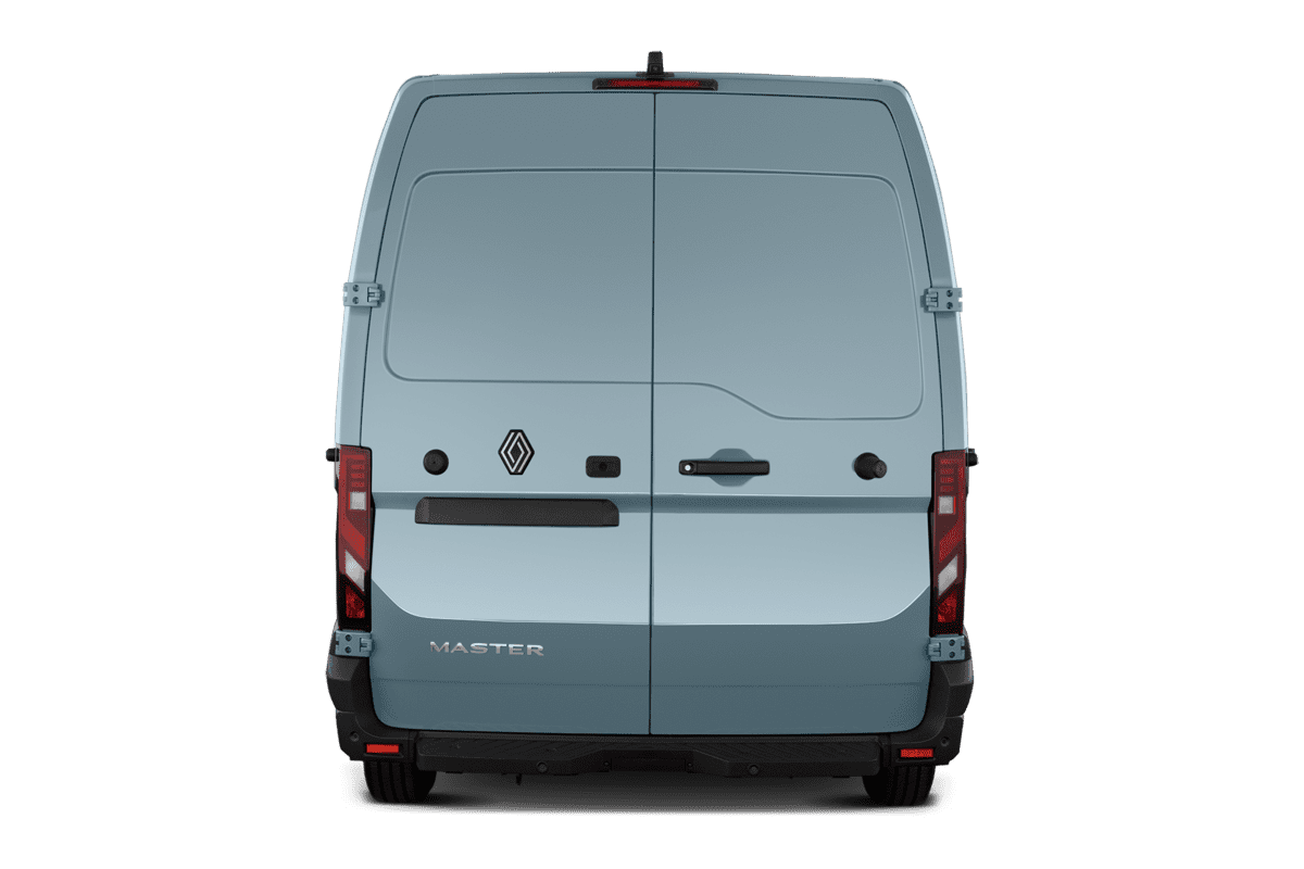 Heckansicht eines Renault Master E-Tech