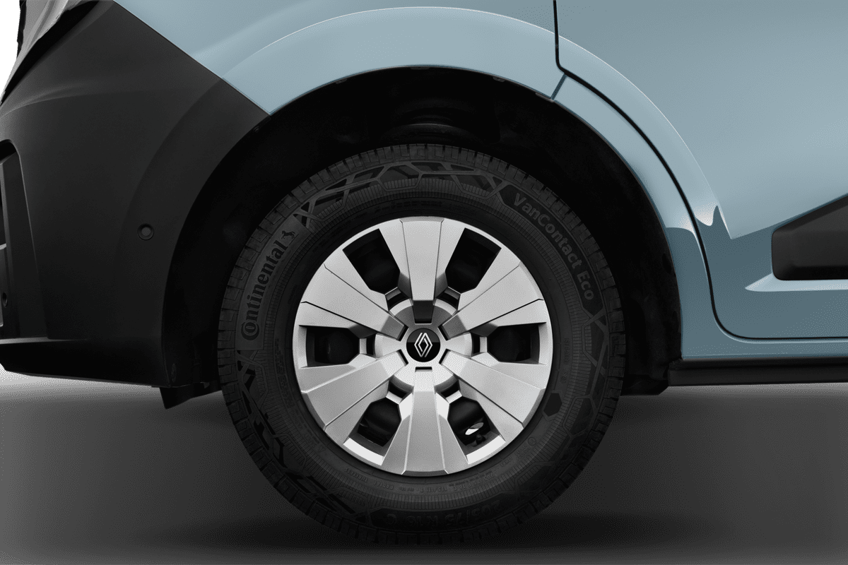 Radkappe oder Felge eines Renault Master E-Tech