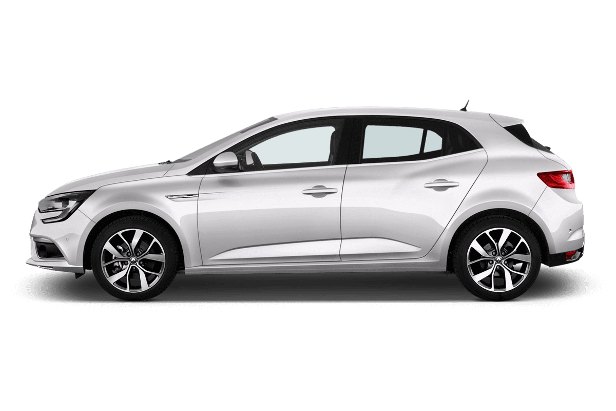 Seitenansicht eines Renault Megane RS