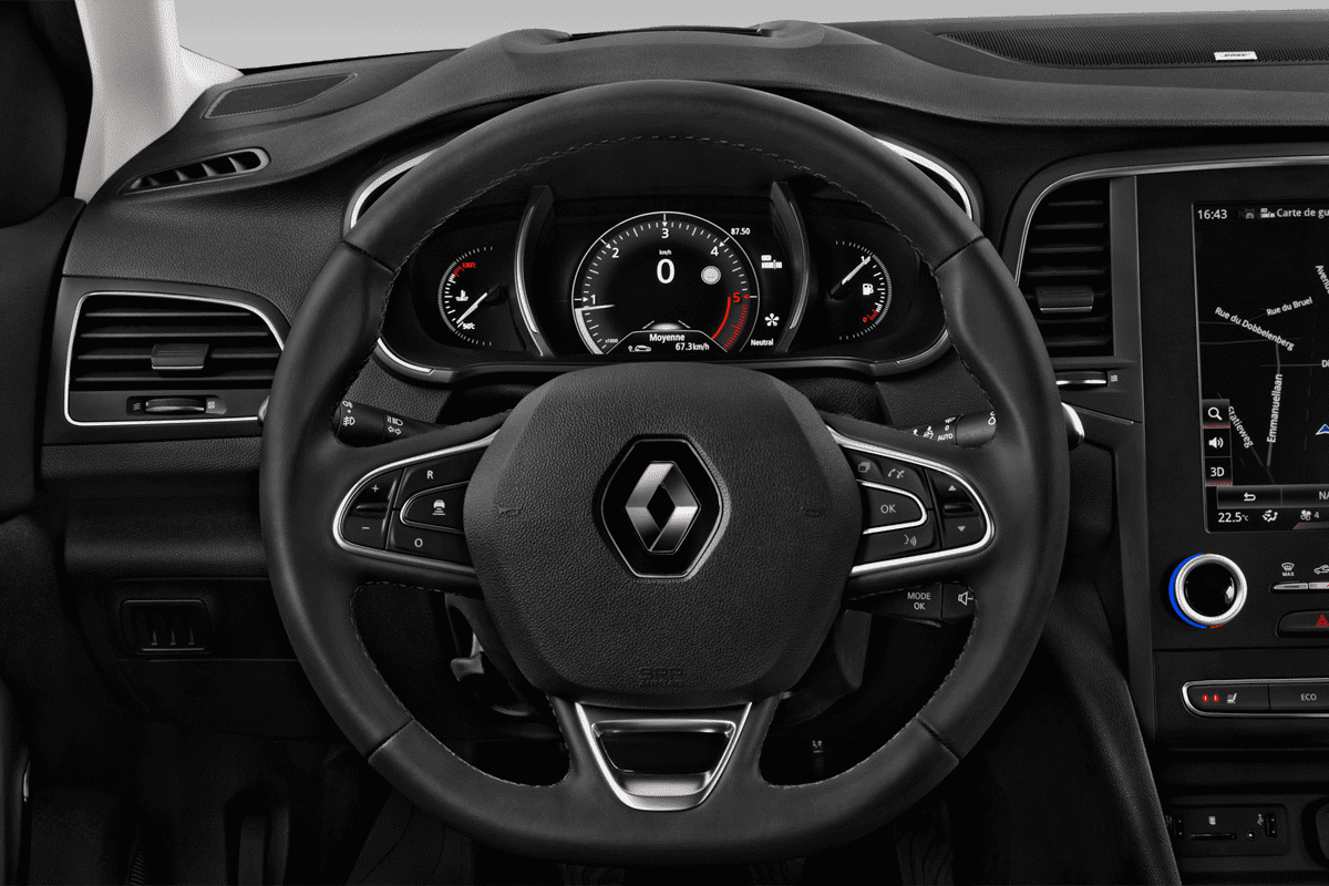 Lenkrad eines Renault Megane RS