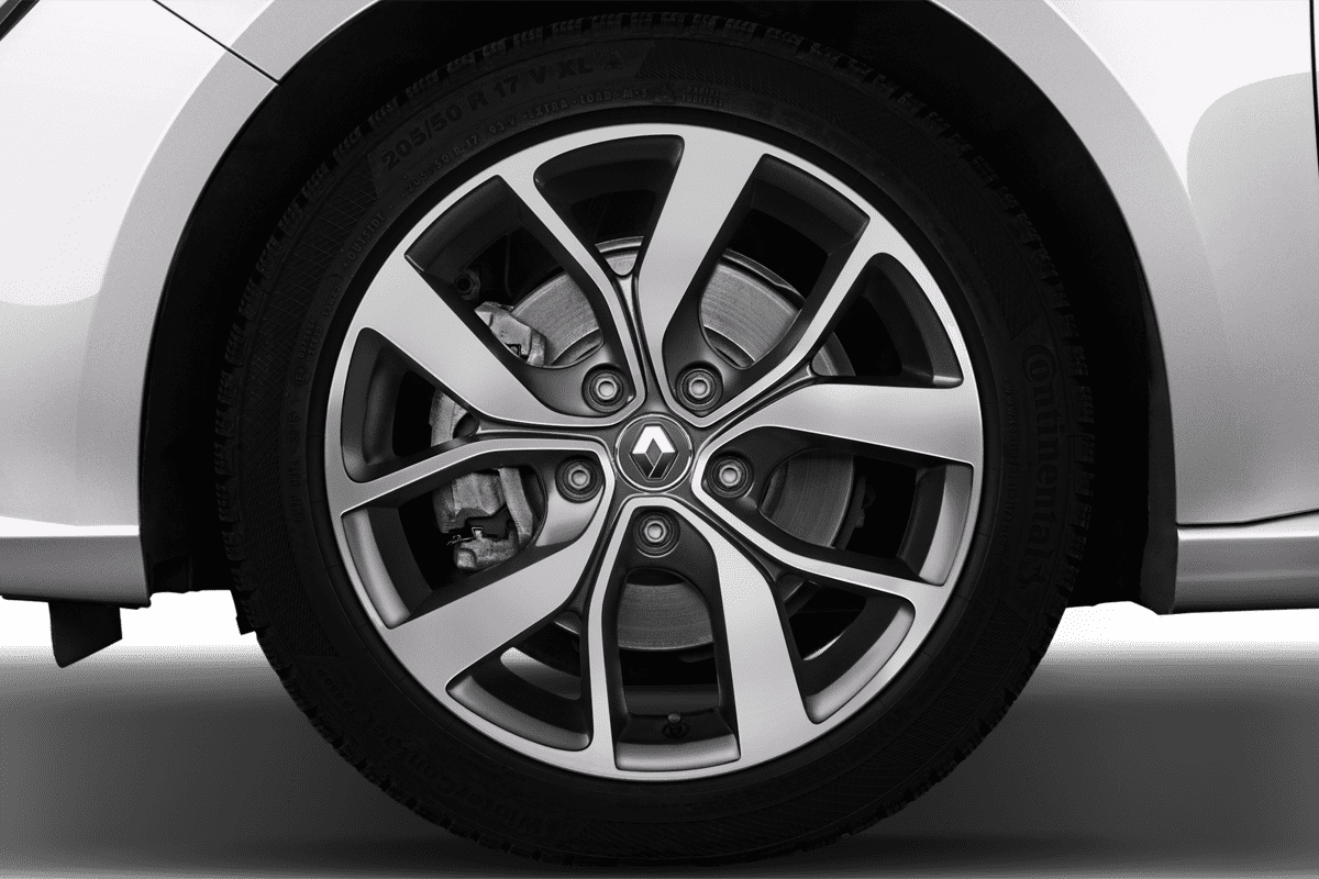 Radkappe oder Felge eines Renault Megane RS