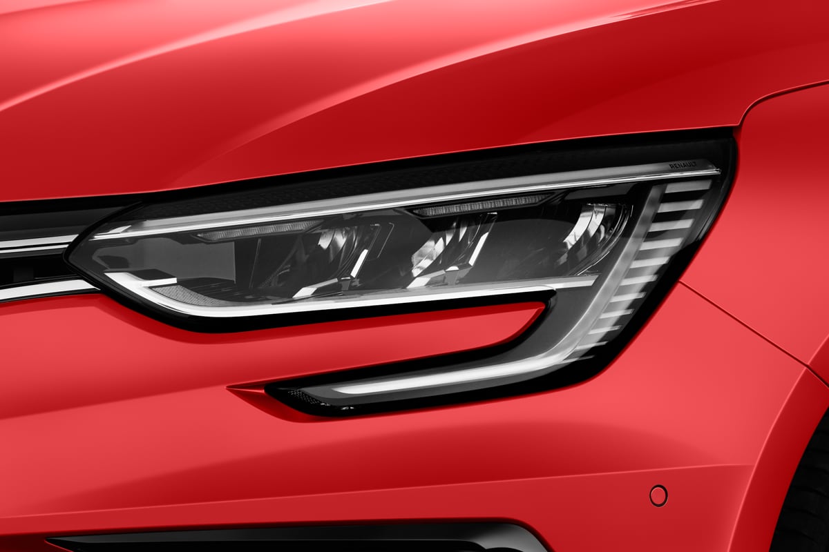 Frontscheinwerfer eines Renault Megane 5-türig