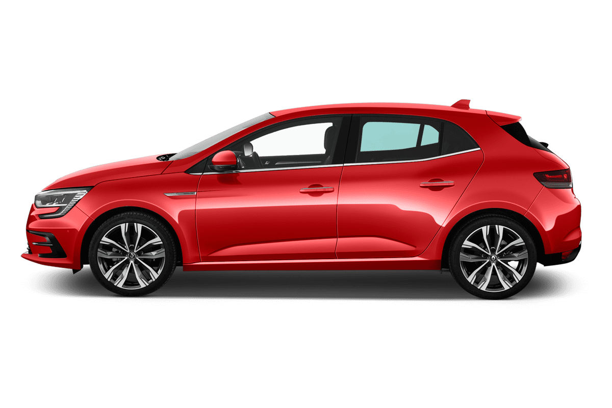 Seitenansicht eines Renault Megane 5-türig
