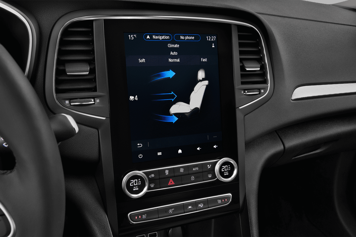 Klimasteuerung eines Renault Megane 5-türig