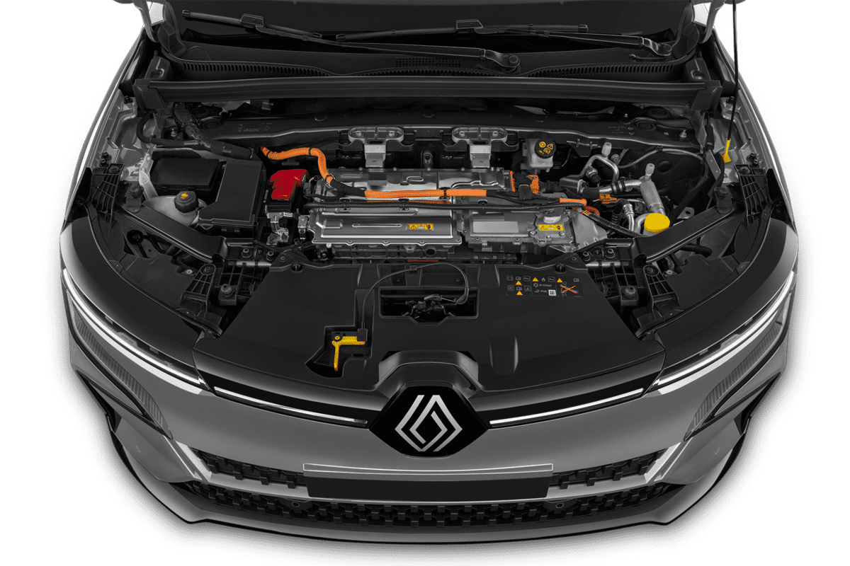 Motorraum eines Renault Megane E-Tech