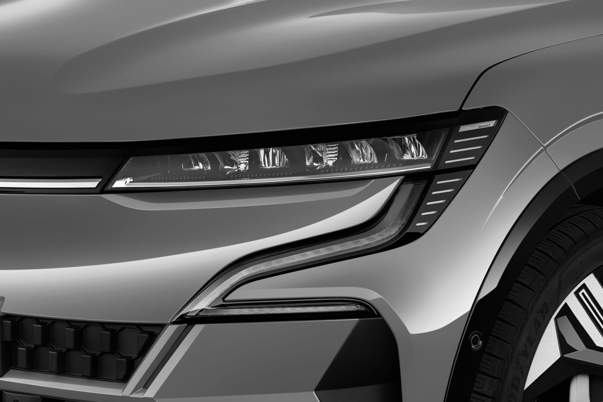 Frontscheinwerfer eines Renault Megane E-Tech