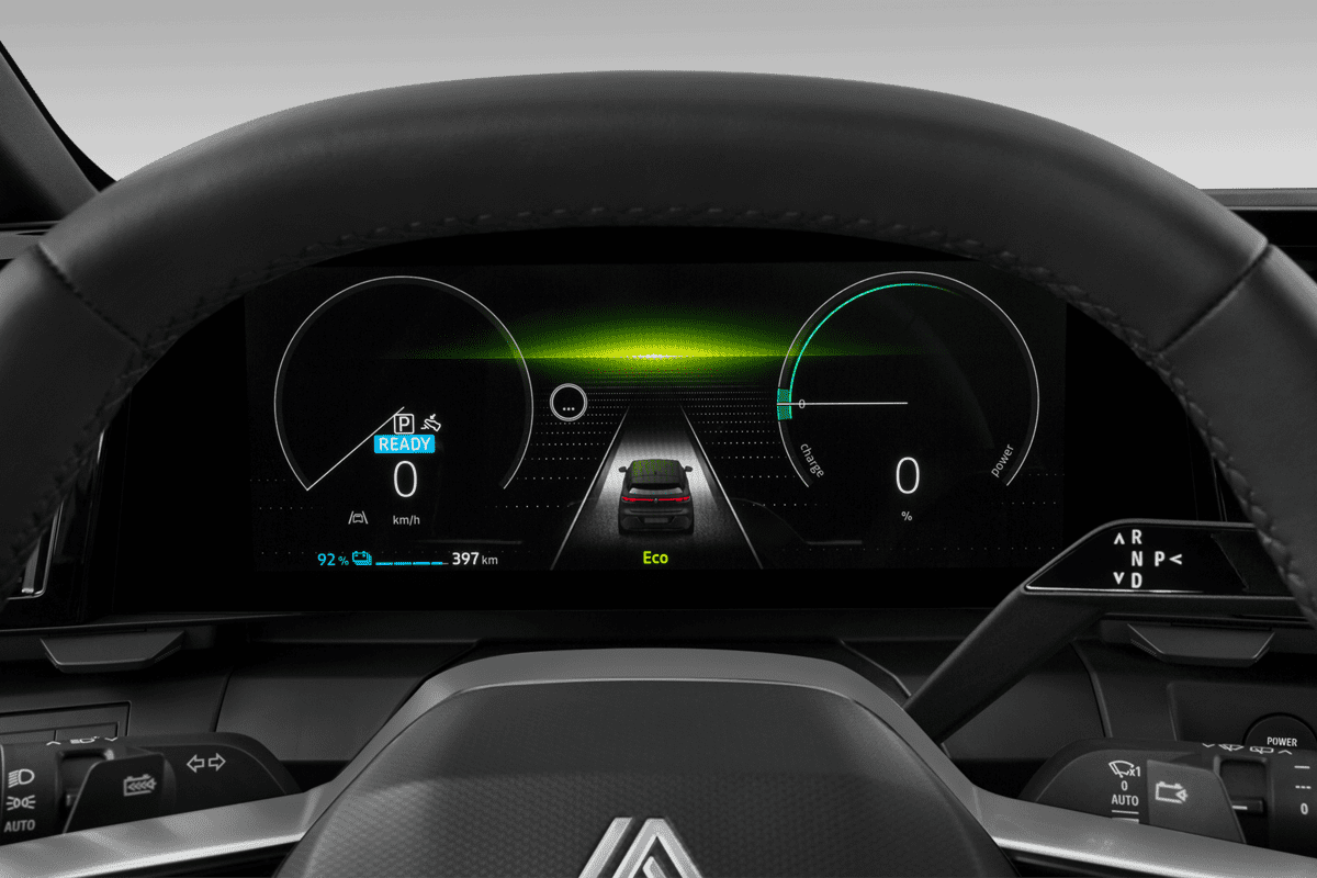 Kombiinstrument eines Renault Megane E-Tech