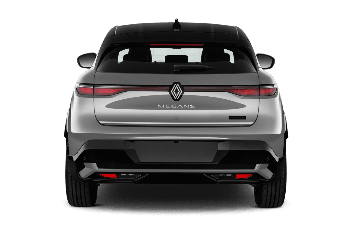 Heckansicht eines Renault Megane E-Tech