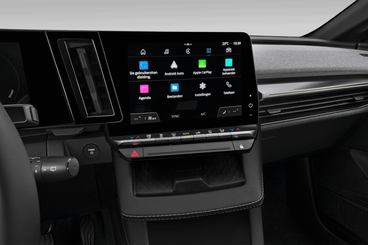 Klimasteuerung eines Renault Megane E-Tech