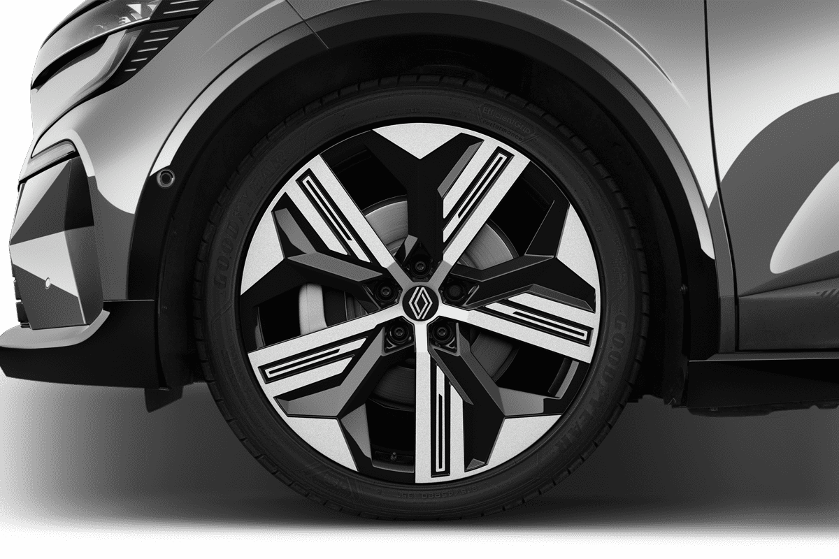 Radkappe oder Felge eines Renault Megane E-Tech