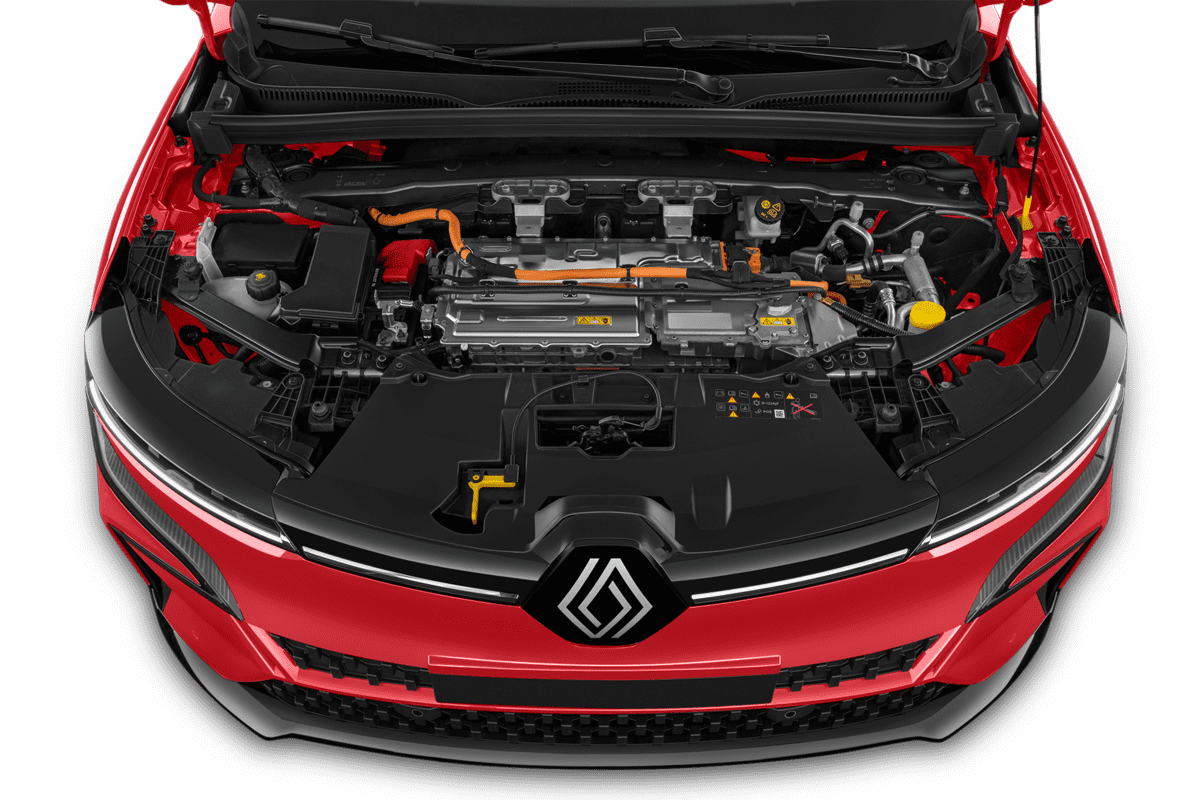 Motorraum eines Renault Megane E-Tech