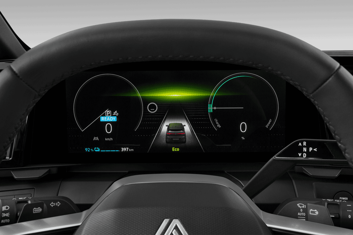 Kombiinstrument eines Renault Megane E-Tech