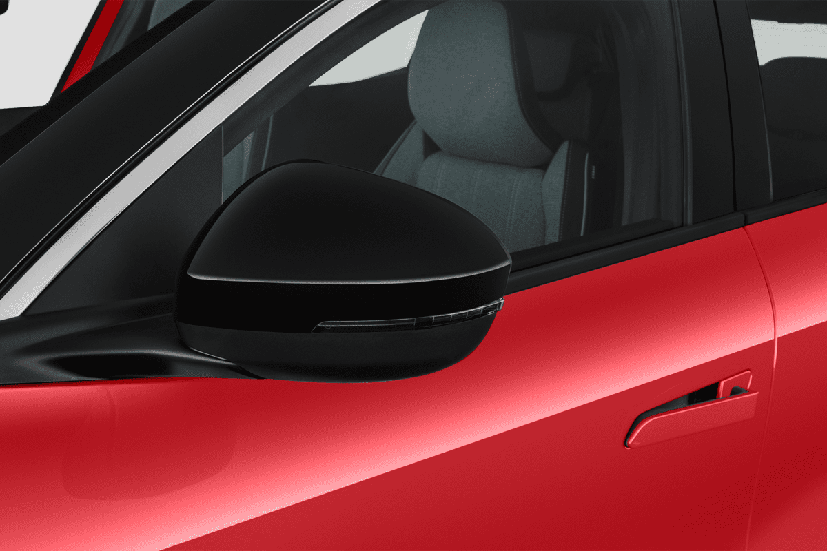 Rückspiegel eines Renault Megane E-Tech