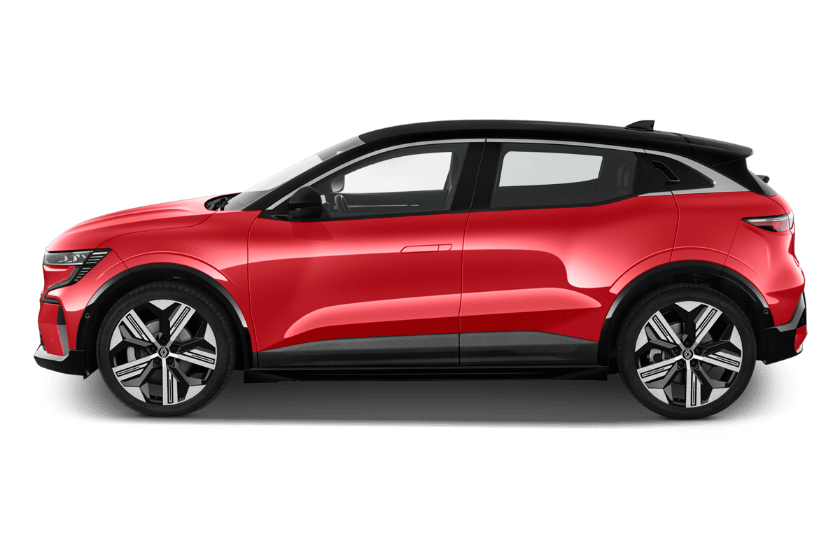 Seitenansicht eines Renault Megane E-Tech
