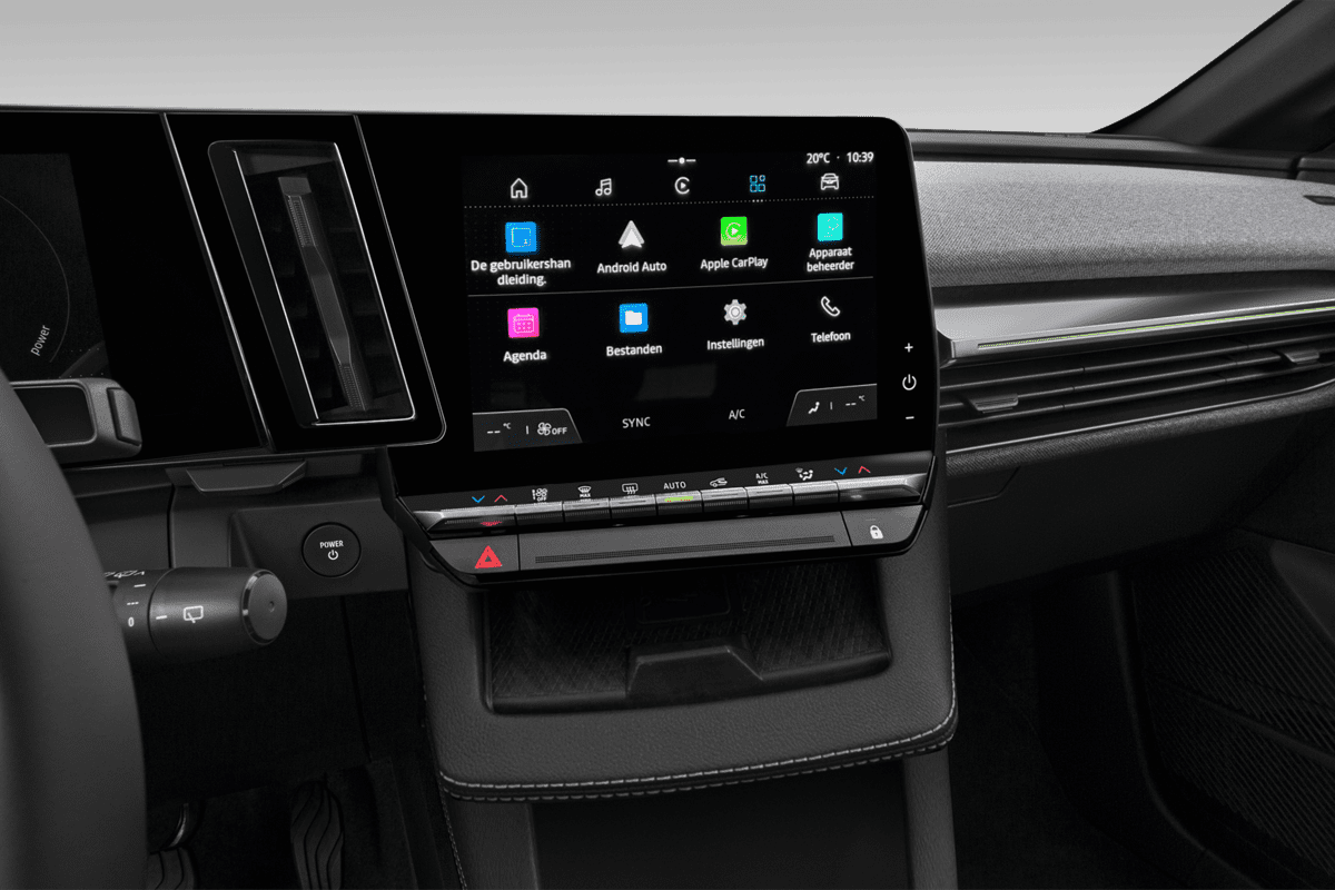 Klimasteuerung eines Renault Megane E-Tech