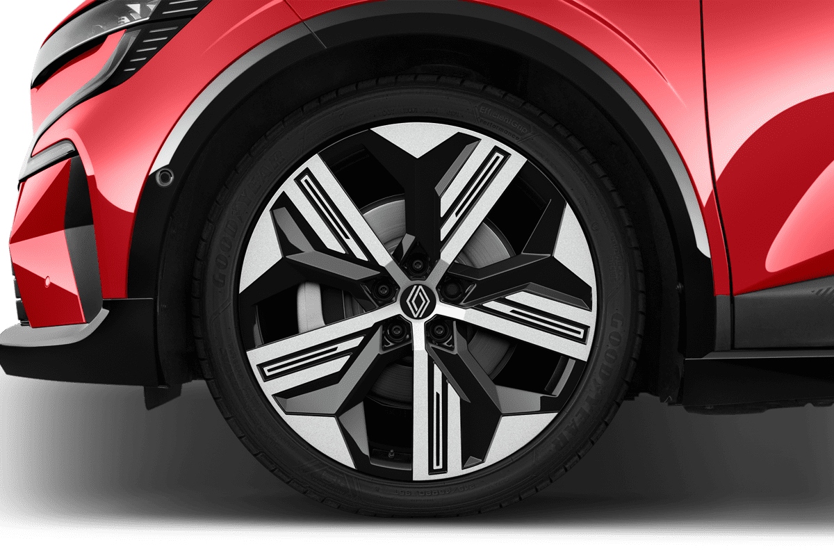 Radkappe oder Felge eines Renault Megane E-Tech