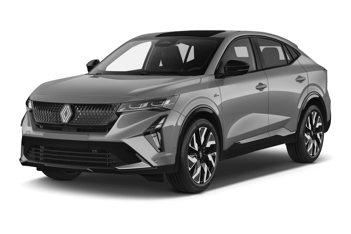 Schräge Frontansicht eines Renault Rafale, freigestellt