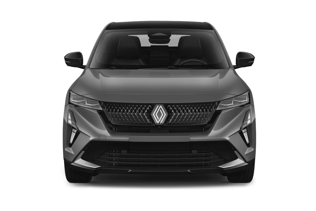 Frontansicht eines Renault Rafale Hybrid , freigestellt