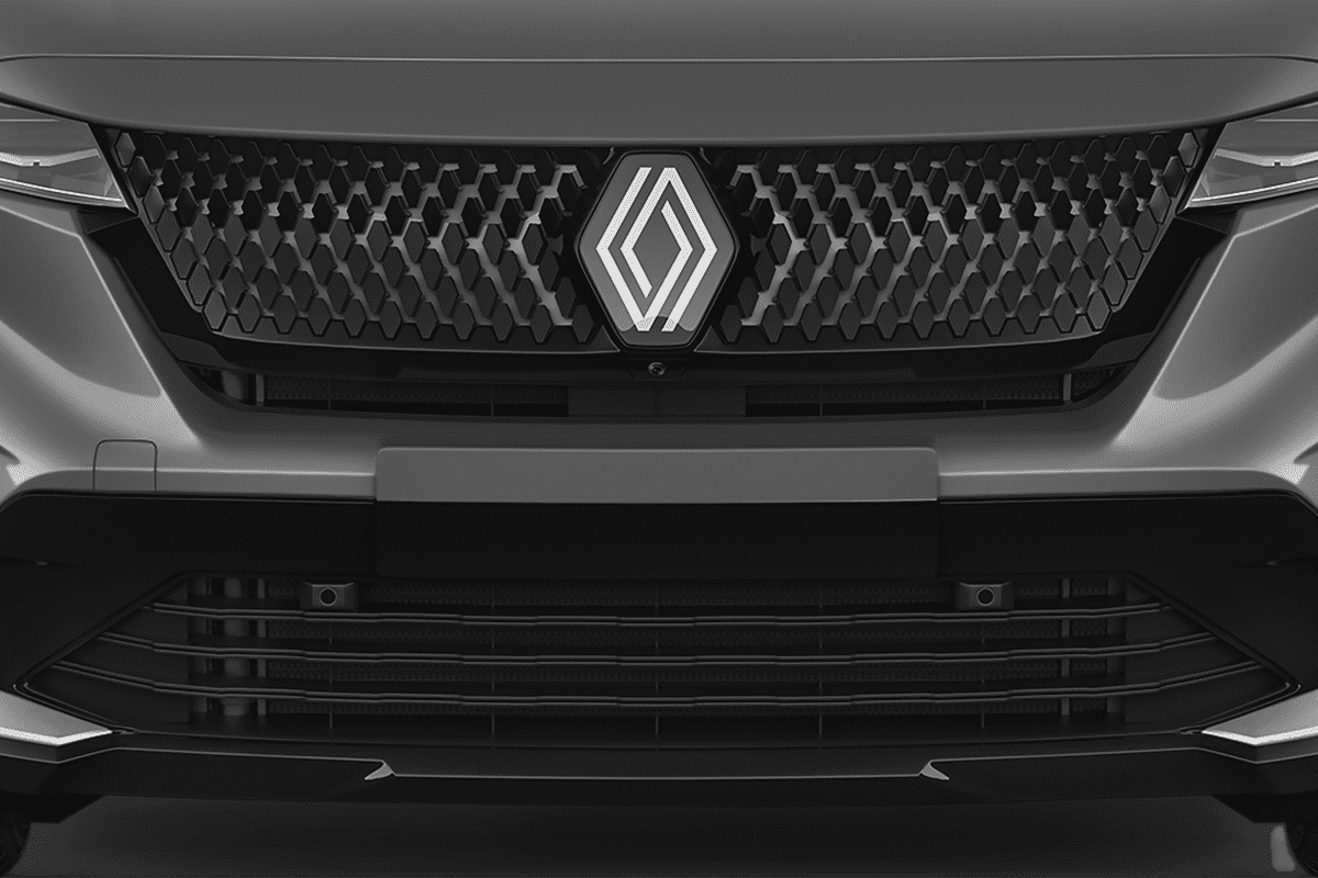 Kühlergrill eines Renault Rafale Hybrid