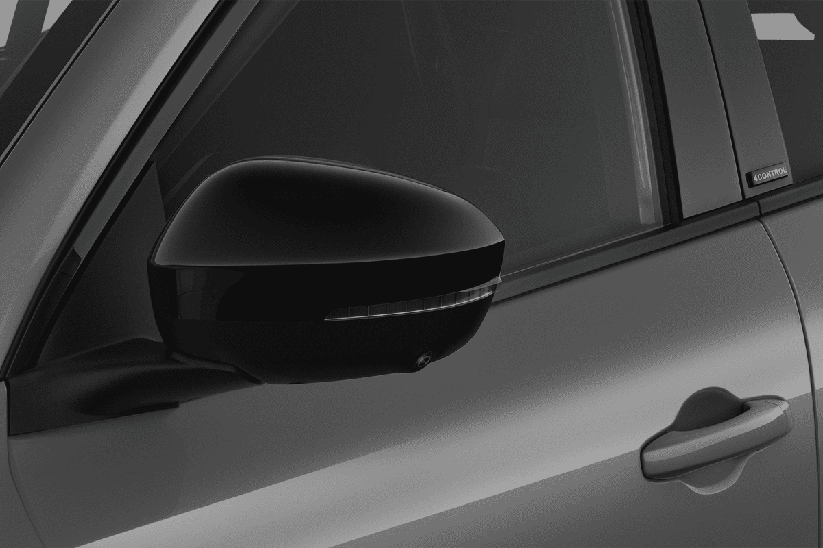 Rückspiegel eines Renault Rafale Hybrid