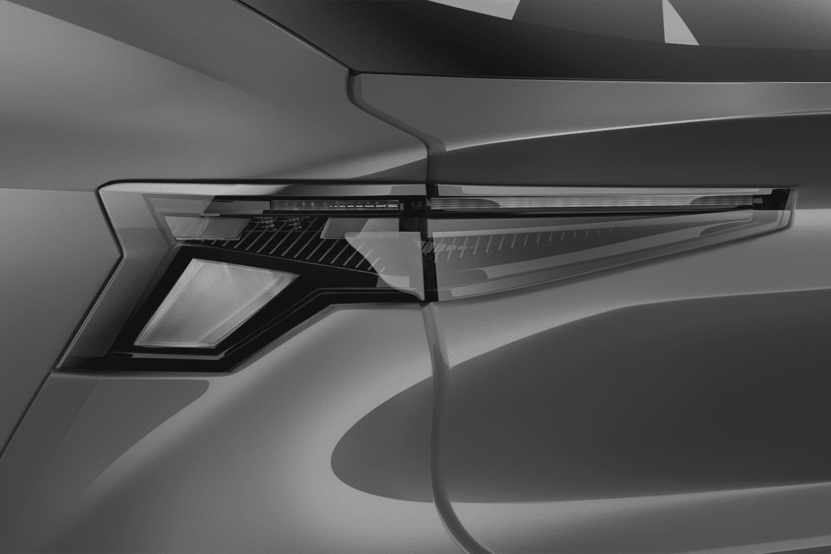 Heckleuchten eines Renault Rafale Hybrid