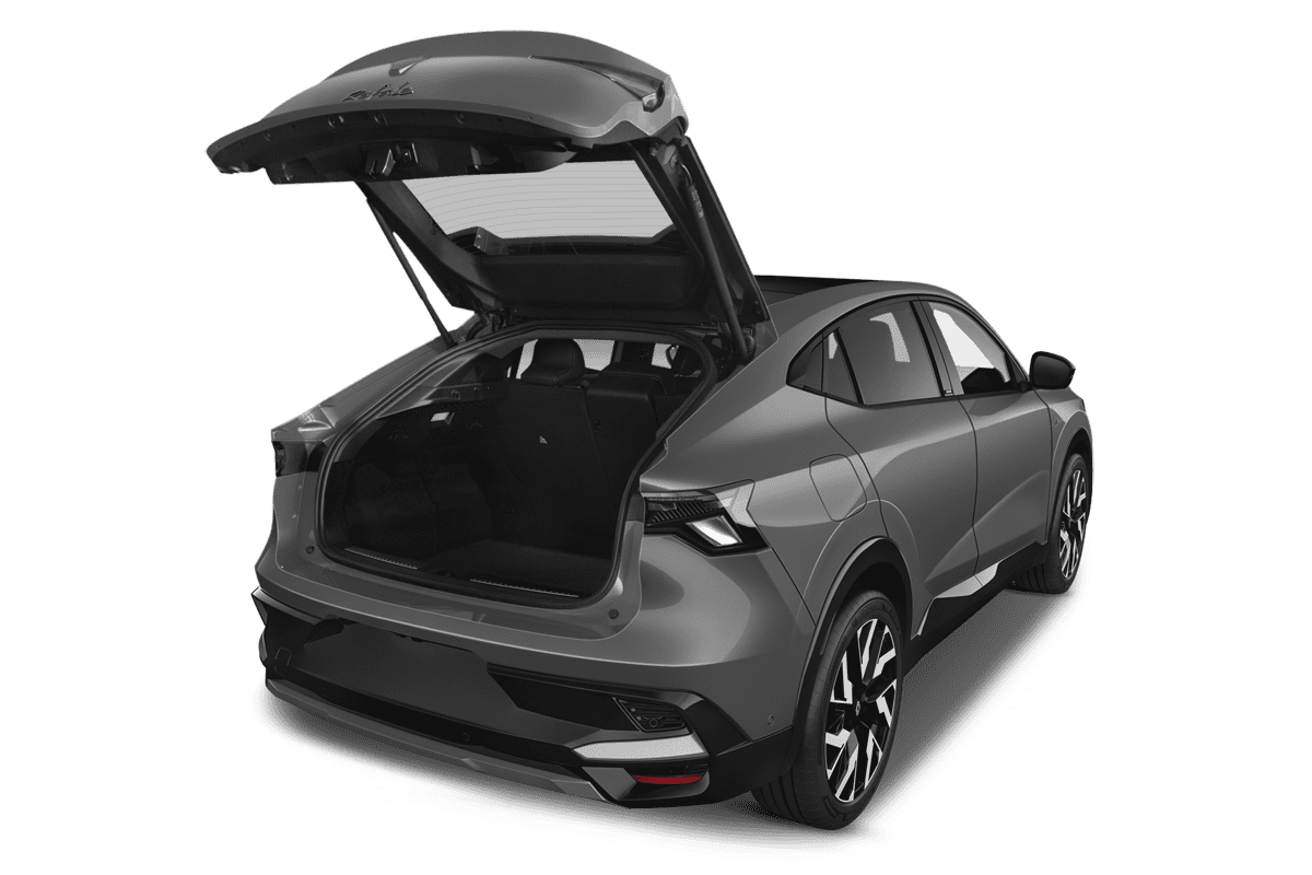 Kofferraum eines Renault Rafale Hybrid