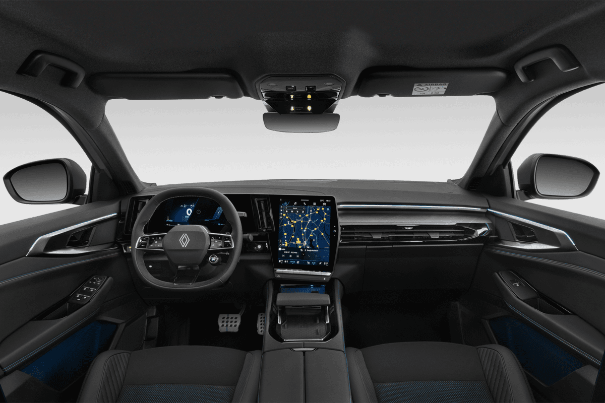 Armaturenbrett eines Renault Rafale Hybrid 