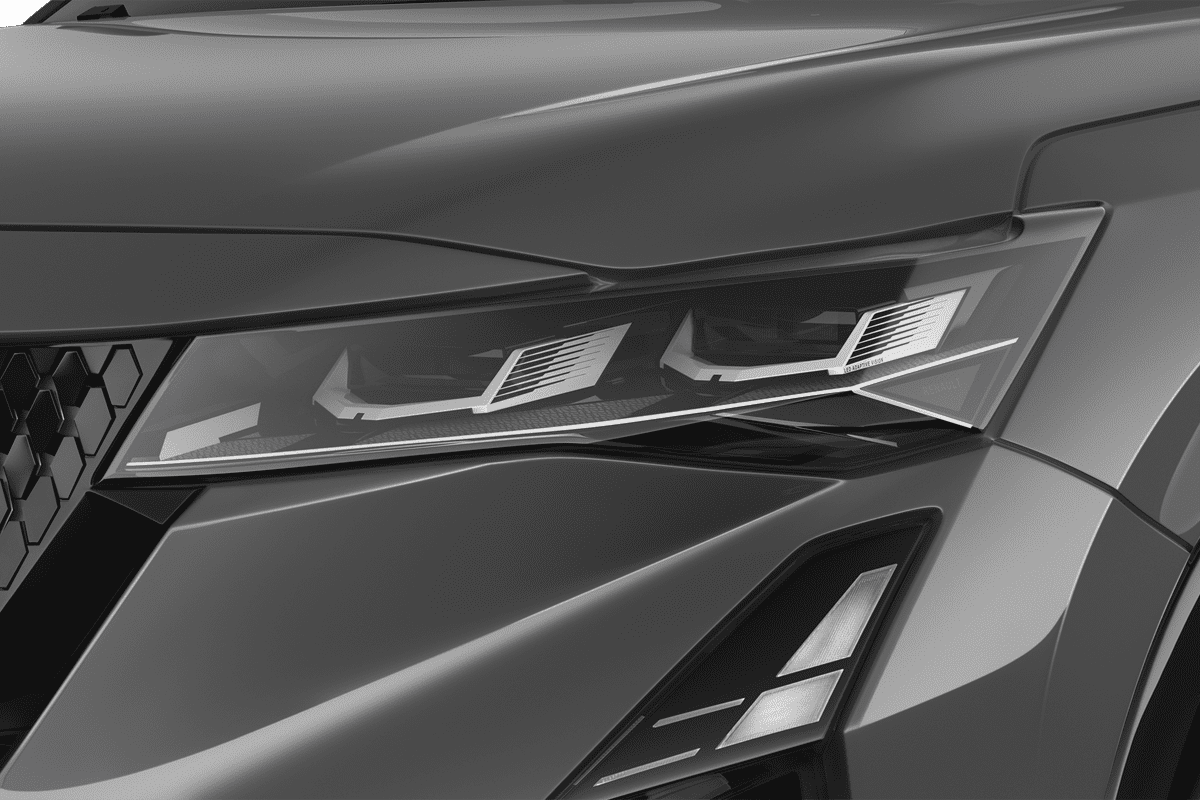 Frontscheinwerfer eines Renault Rafale Hybrid 