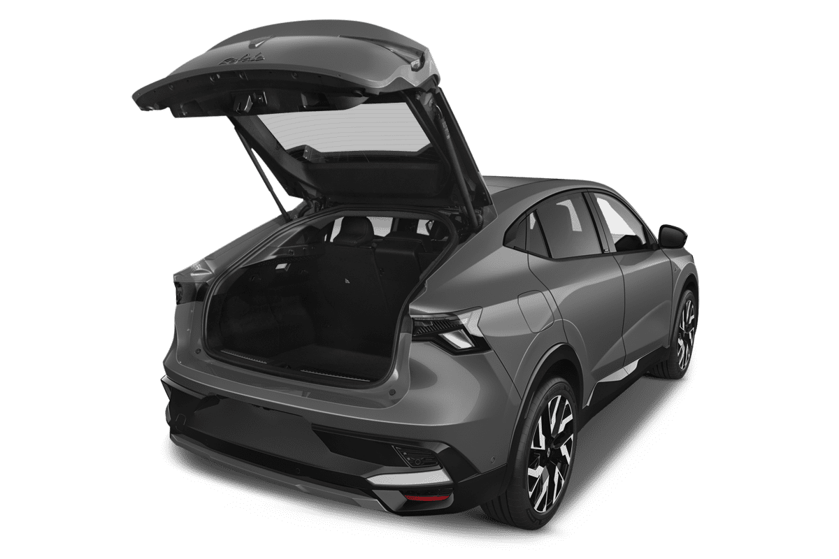 Kofferraum eines Renault Rafale Hybrid 