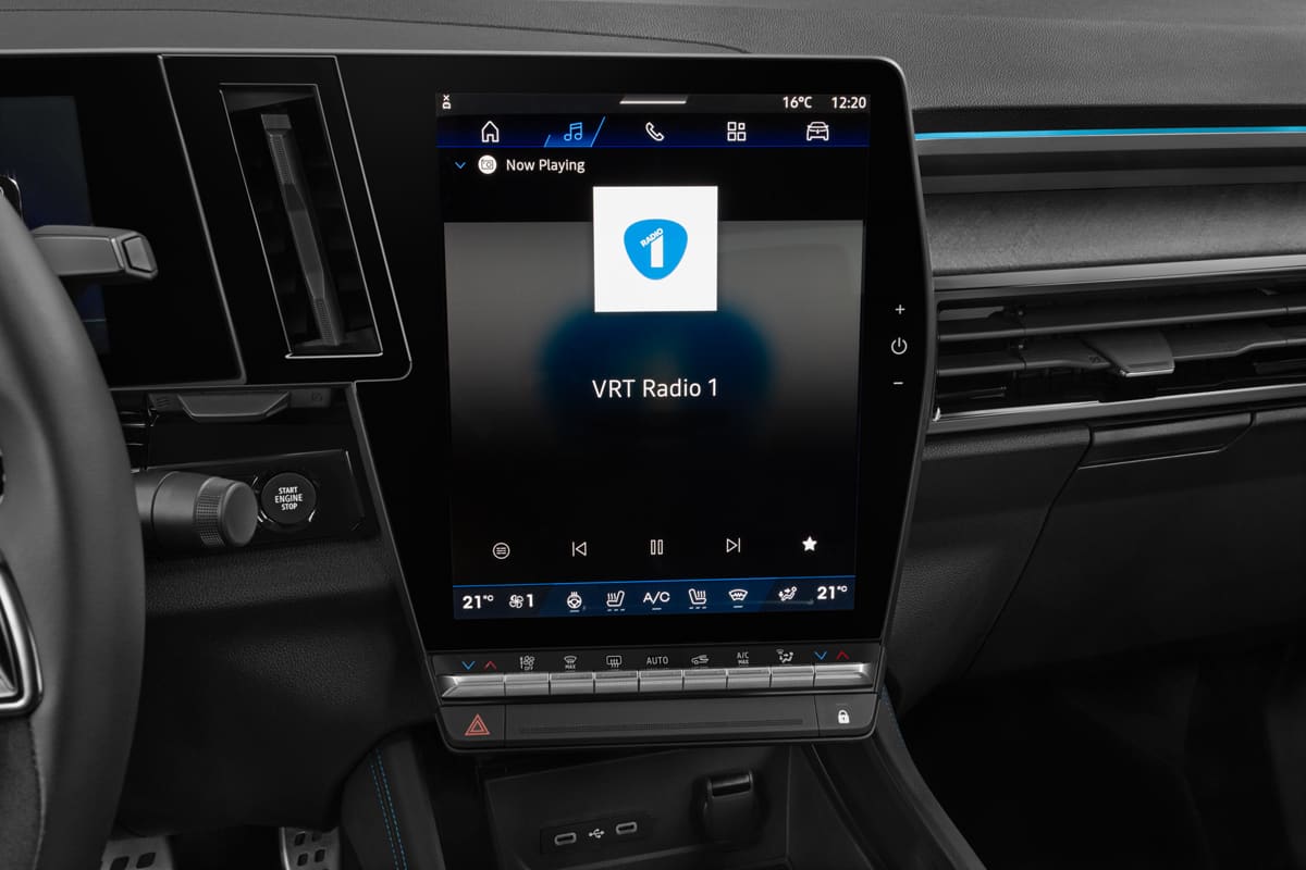 Audiosystem eines Renault Rafale Plug-in-Hybrid