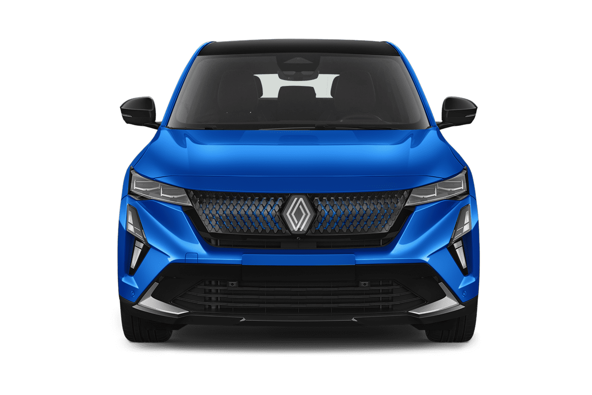 Frontansicht eines Renault Rafale Plug-in-Hybrid, freigestellt