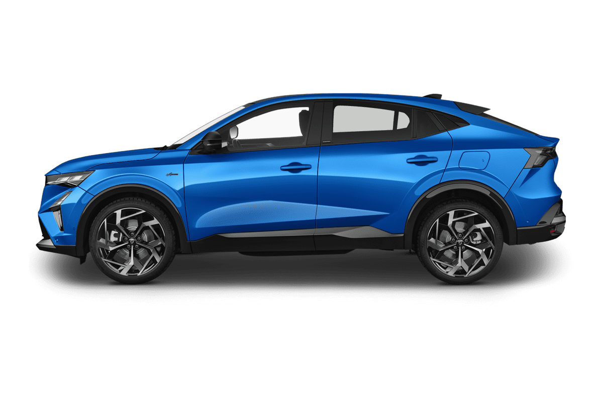 Seitenansicht eines Renault Rafale Plug-in-Hybrid