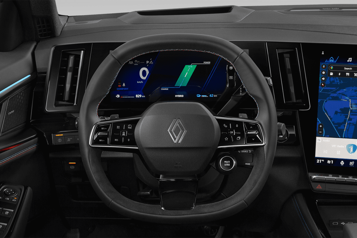 Lenkrad eines Renault Rafale Plug-in-Hybrid