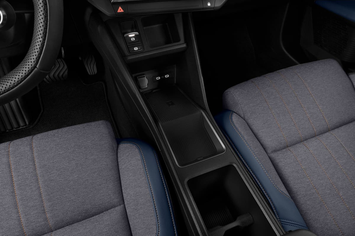 Schaltknüppel eines Renault R4 E-Tech