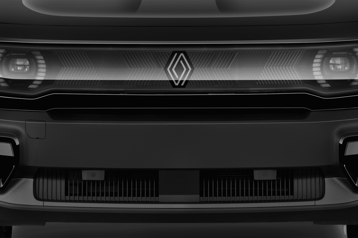 Kühlergrill eines Renault R4 E-Tech