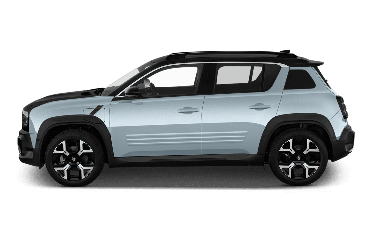 Seitenansicht eines Renault R4 E-Tech