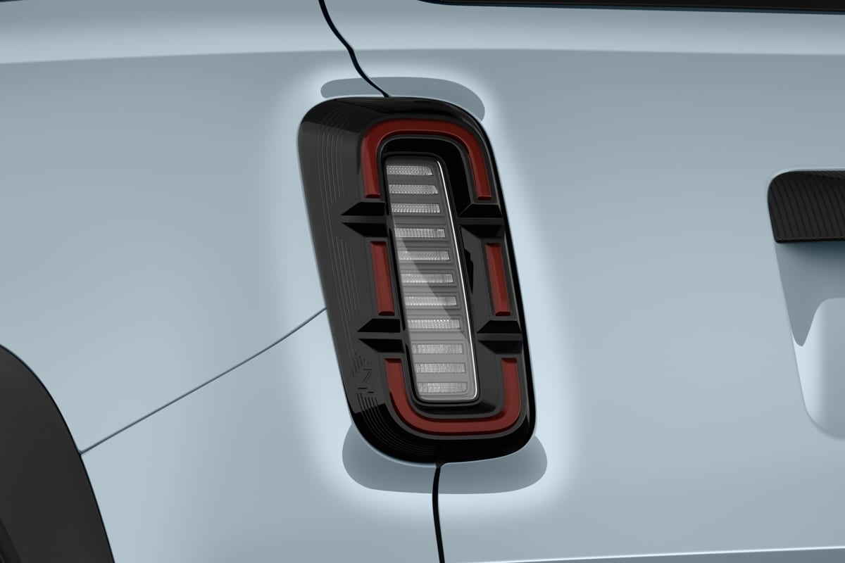 Heckleuchten eines Renault R4 E-Tech