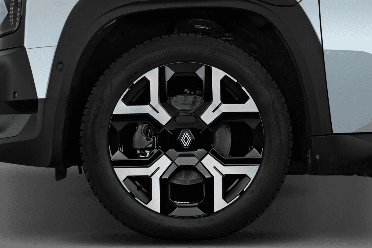 Radkappe oder Felge eines Renault R4 E-Tech