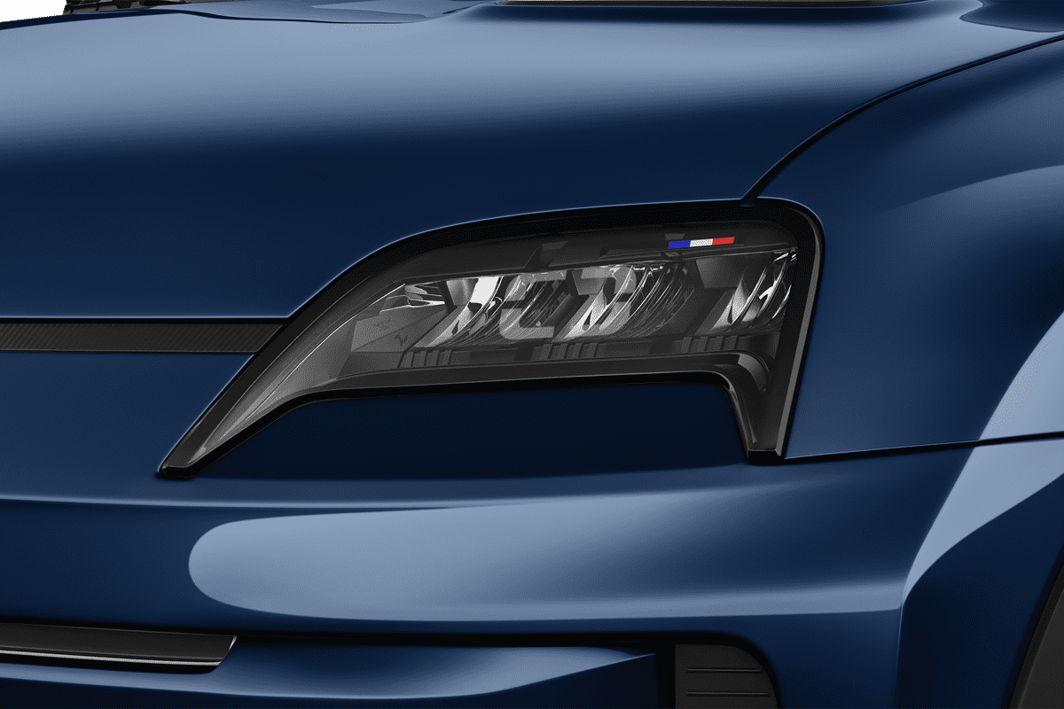 Frontscheinwerfer eines Renault R5 E-Tech