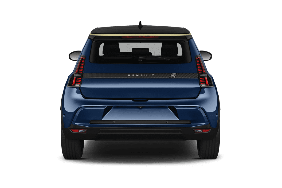 Heckansicht eines Renault R5 E-Tech