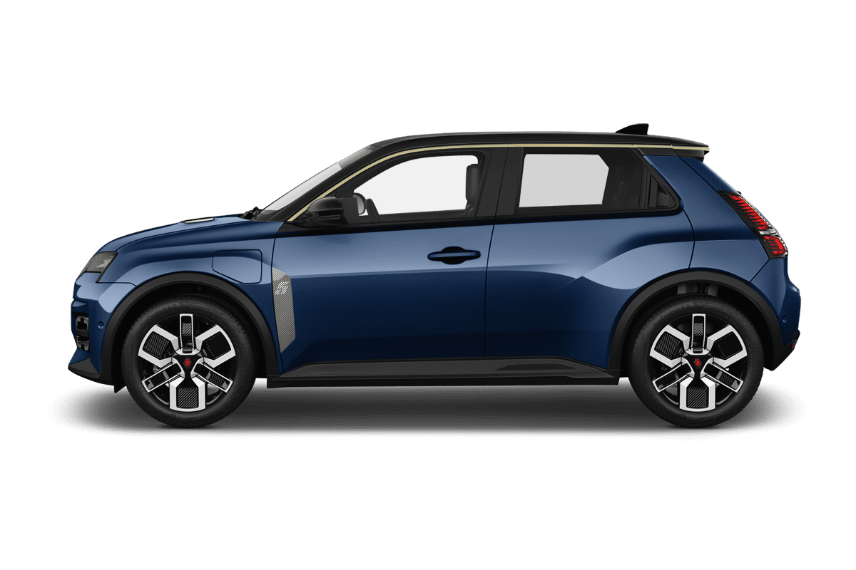 Seitenansicht eines Renault R5 E-Tech