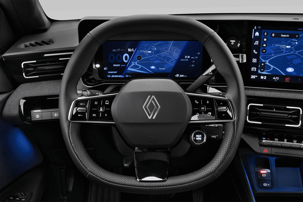 Lenkrad eines Renault R5 E-Tech